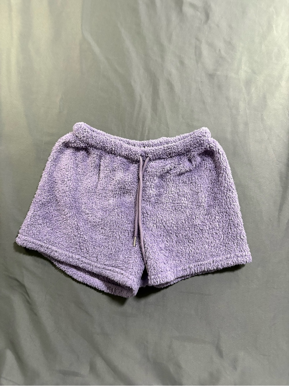 Plush Lavender Lounge Shorts - Women's Cozy Fleece